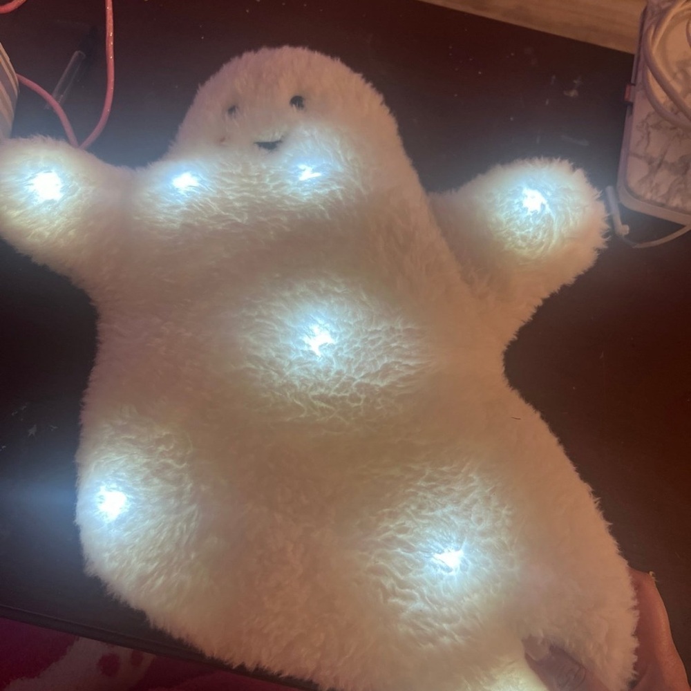 Light up ghost pillow